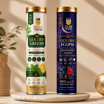 The Golden Duo Pack Clean energy by day. Calm support by night.