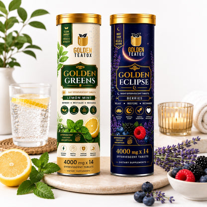 The Golden Duo Pack Clean energy by day. Calm support by night.